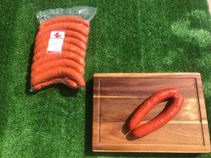 Pork and Leek Hot 1kg Pack (6 Sausages)